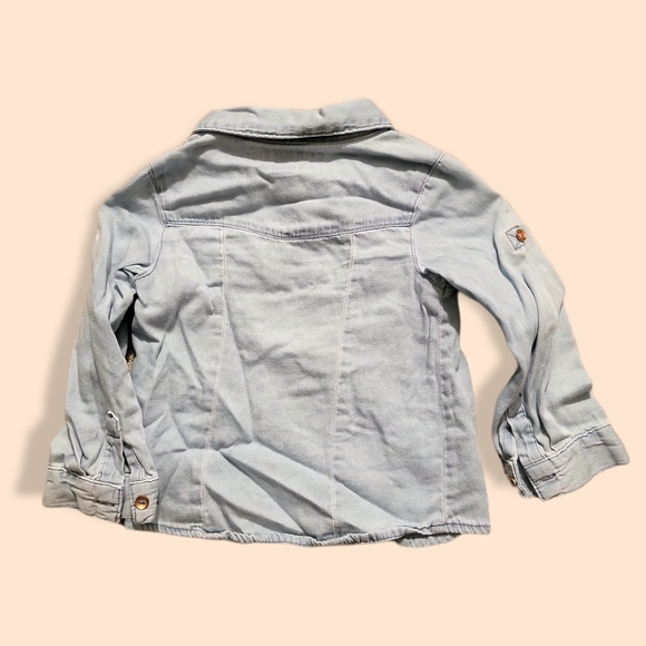 OshKosh toddler jean button-up - Picture 2 of 3